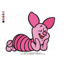 Piglet 13 Embroidery Designs